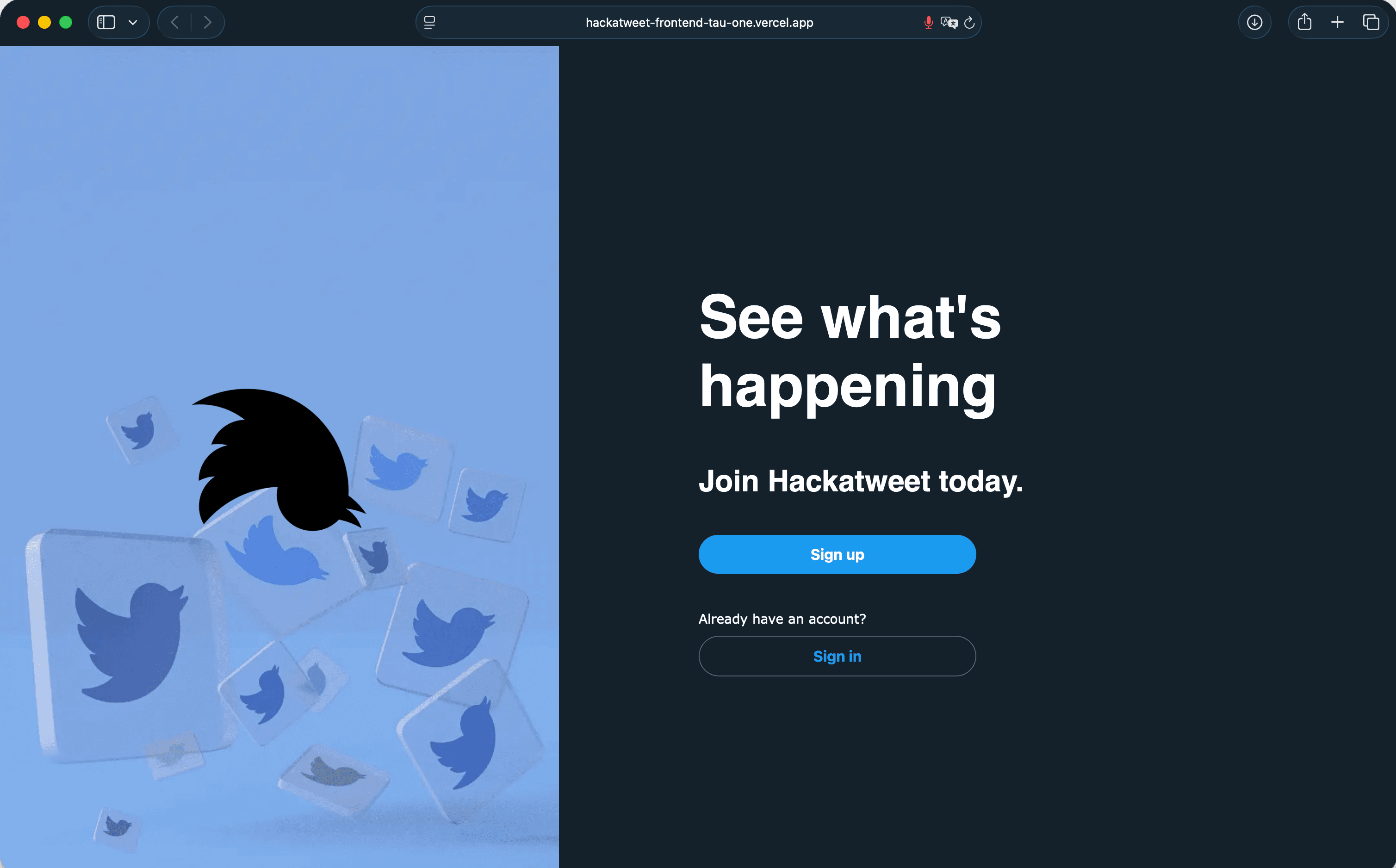 Hackatweet